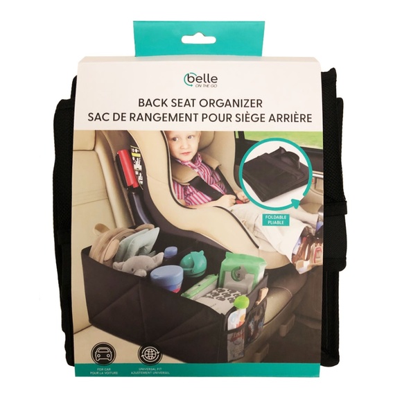 Belle Back Seat Foldable Organizer For Car - Picture 1 of 5